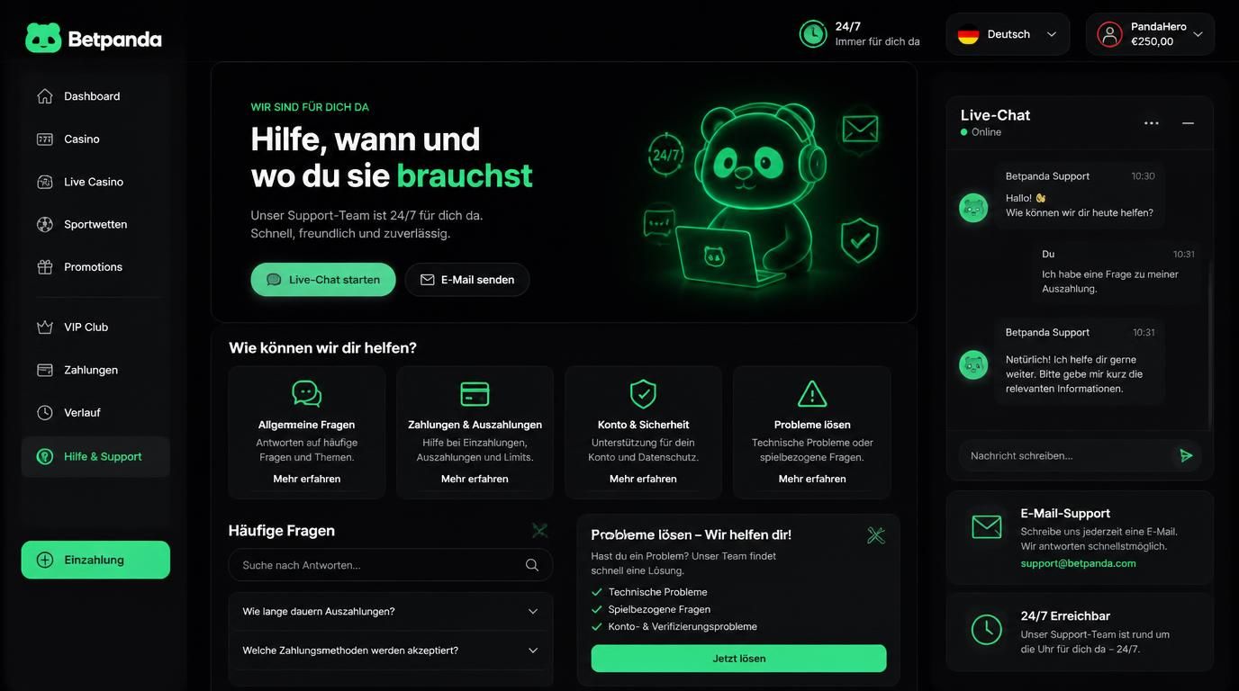 24/7 Support und schneller Kundenservice